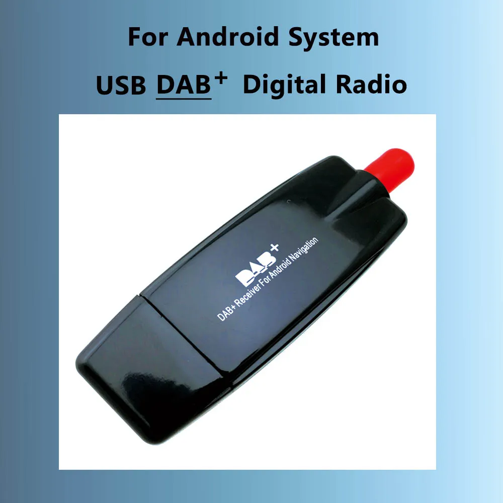 Universal High Sensitivity Car USB Digital Radio Dab Receiver Built-in APK  Suitable For Android Navigation System DVD Play