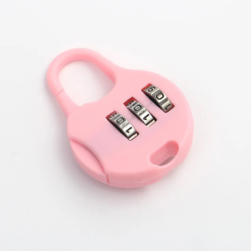 Plastic Password Padlock Pen Box Lock Luggage Bag Luggage Mini Small Lock Household Drawer Lock Card Holder Wallet Lock Travel