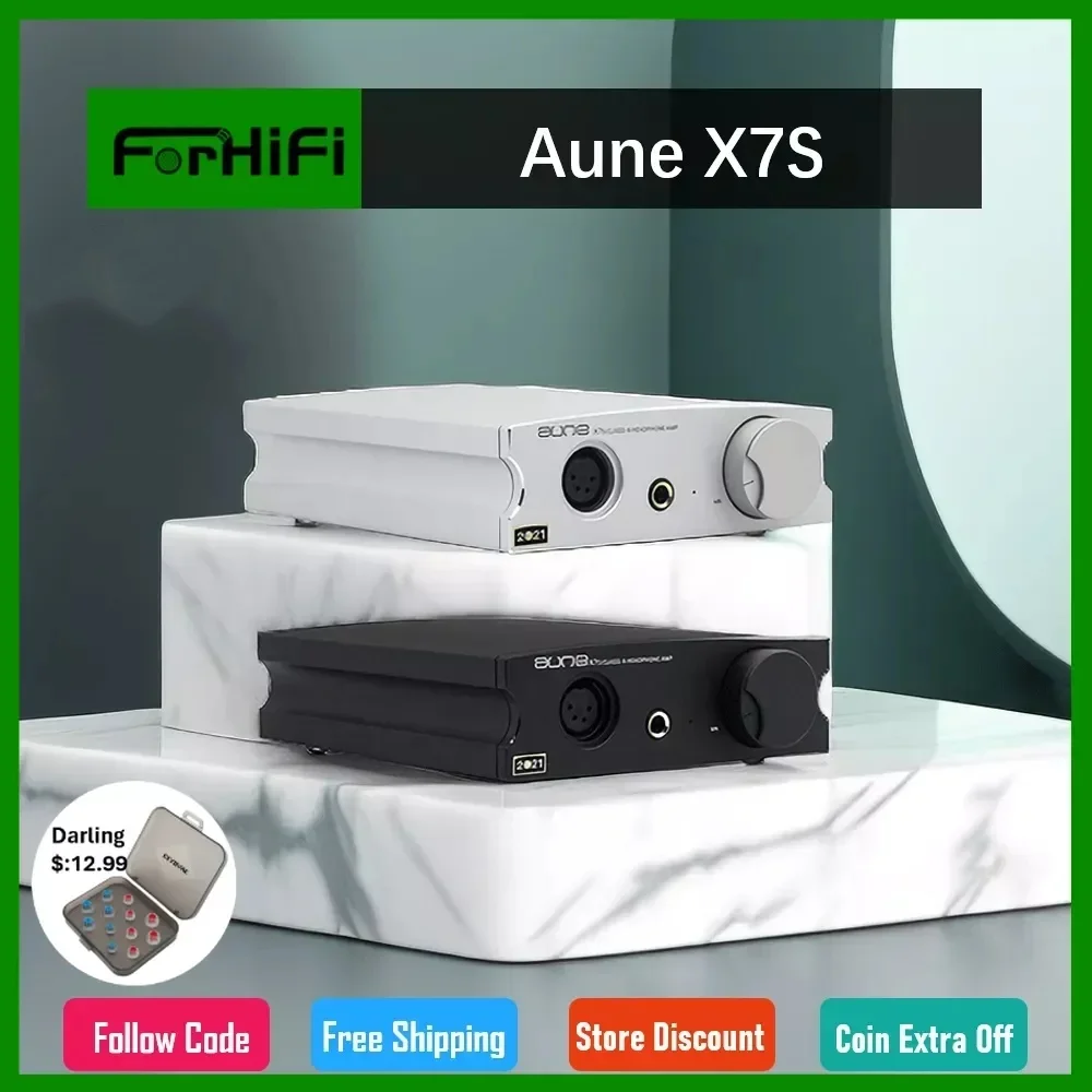 AUNE X7S  Class-A Headphone Amplifier with Balanced Output 600 ohm balanced headphone amplifier