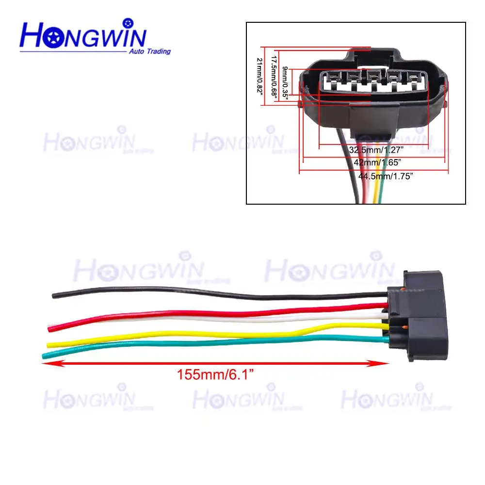 1/5/10PCS MAF Sensor Wire Plug 22204-22010 For Lexus GS GRS19 IS LS Mazda 2 DE 3 BK BL 323 Mitsubishi L 200 Suzuki Grand Vitara