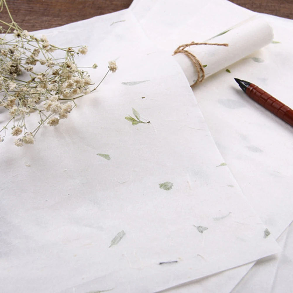 10pcs Chinese Calligraphy Brush Ink Writing Sumi Paper Xuan Paper Rice Paper for Chinese Calligraphy Brush Writing Sumi Set