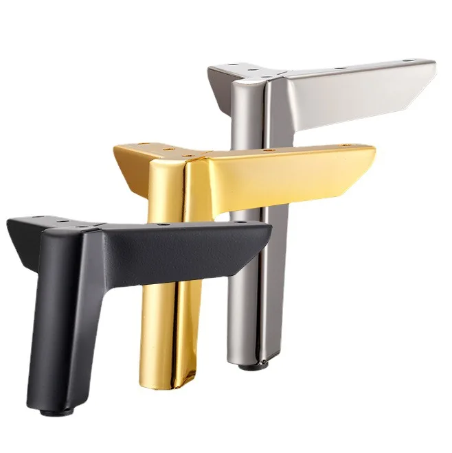 

4pcs Metal Furniture Legs 8CM/10CM/12CM/15CM For Sofa Bed Cabinet Coffee Table Feet Chair Desk Foot Hardware Furniture Legs