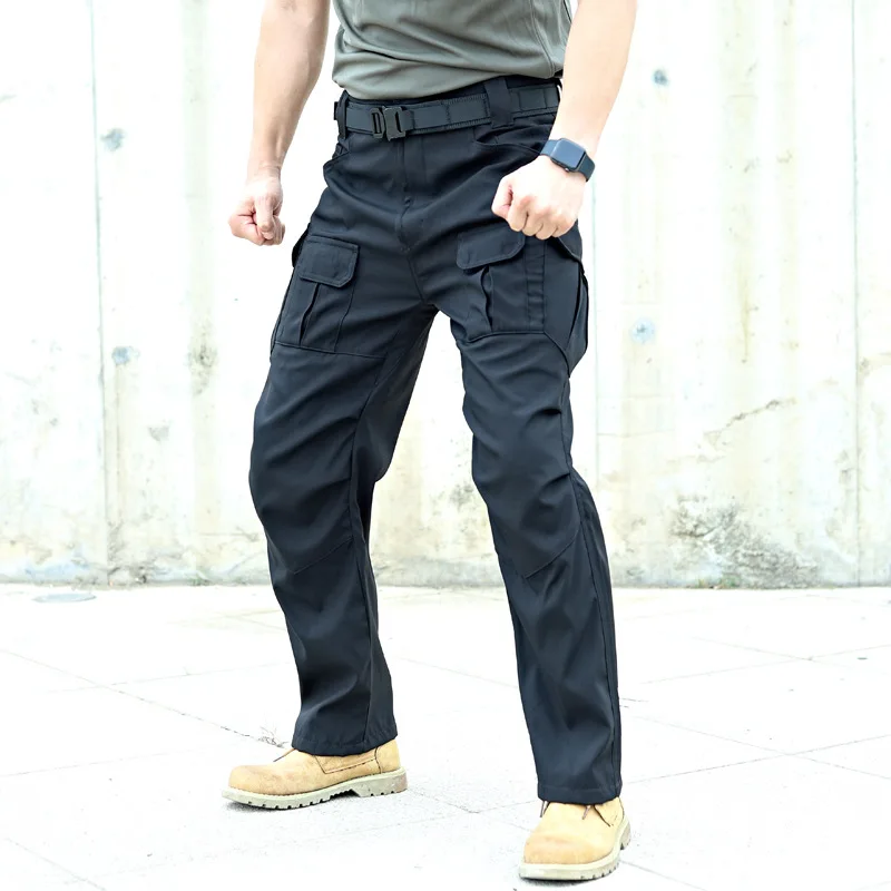 Pantalones tácticos transpirables para hombre con bolsillos cargo - imagen 4