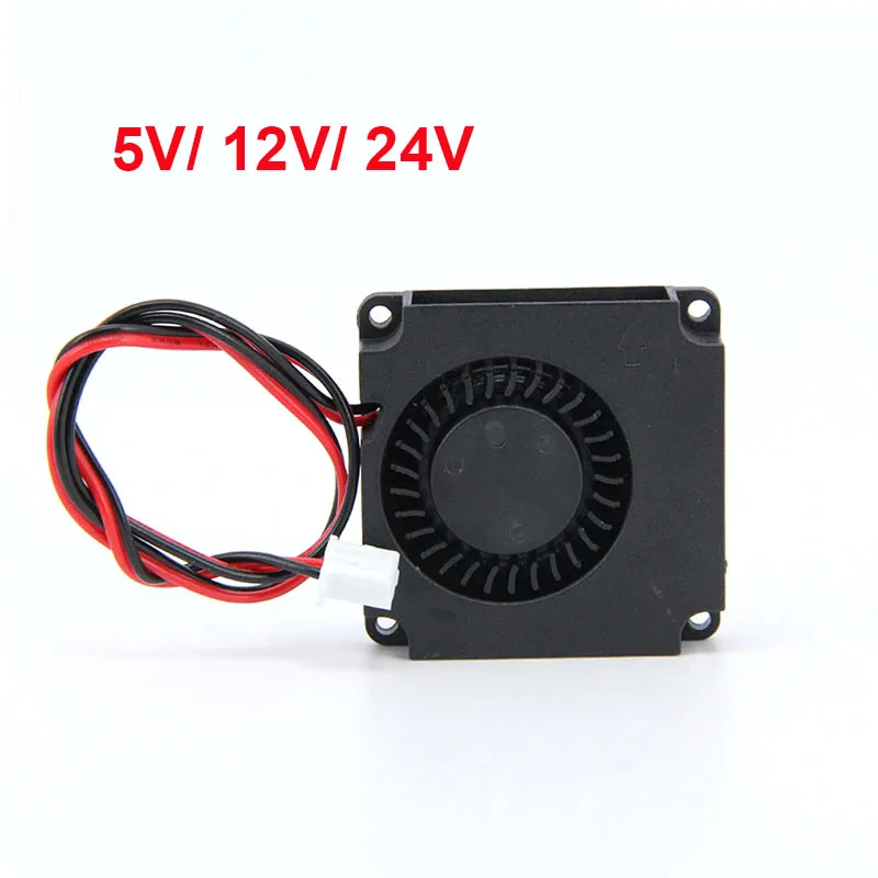 Ventilador de Resfriamento DC 5V 12V 24V 4010 Turbo Brushless para Impressora 3D, Peça de 2 Pinos para Extrusora e Cooler de CPU DC