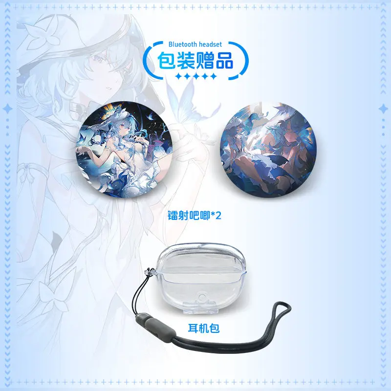 Anime Derivative Wireless Bluetooth Headset Custom Voice Prompt Universal For Android Ios Game Peripheral Gift Shore Keeper Fans view 4