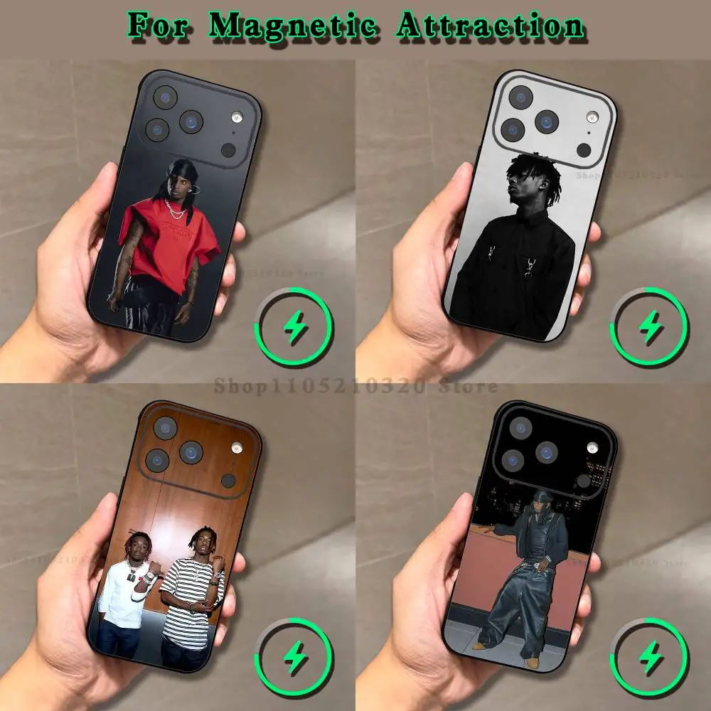

P-Playboi Carti singer Phone Case For iPhone 17,16,15,14,13,12,11,Pro,Max,Plus,E,Air,Mini Magnetic Magsafe Frosted Clear