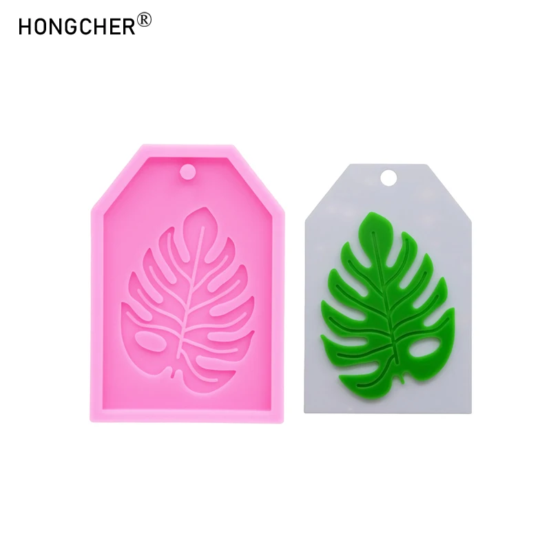 Shiny Mirror Turtle Leaf Silicone Mold Aromatherapy Decoration Pendant for DIY Chocolate Cake Baking Dessert Making Tools