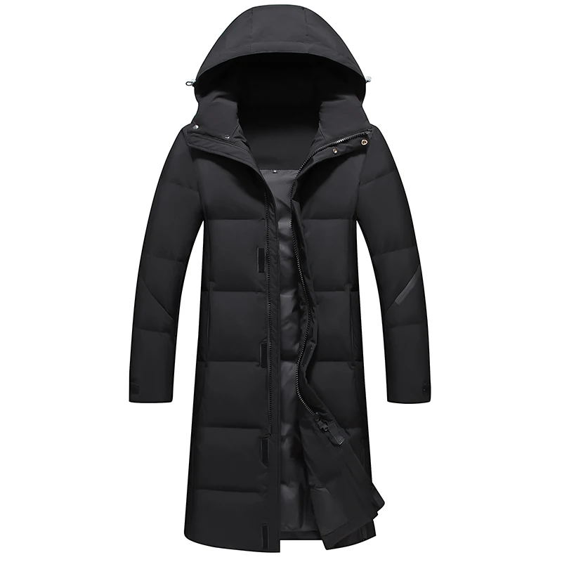 

BATMO 2024 new arrival winter 90% white duck down hooded jackets men,male thick warm Long parkas coat overcoat 670