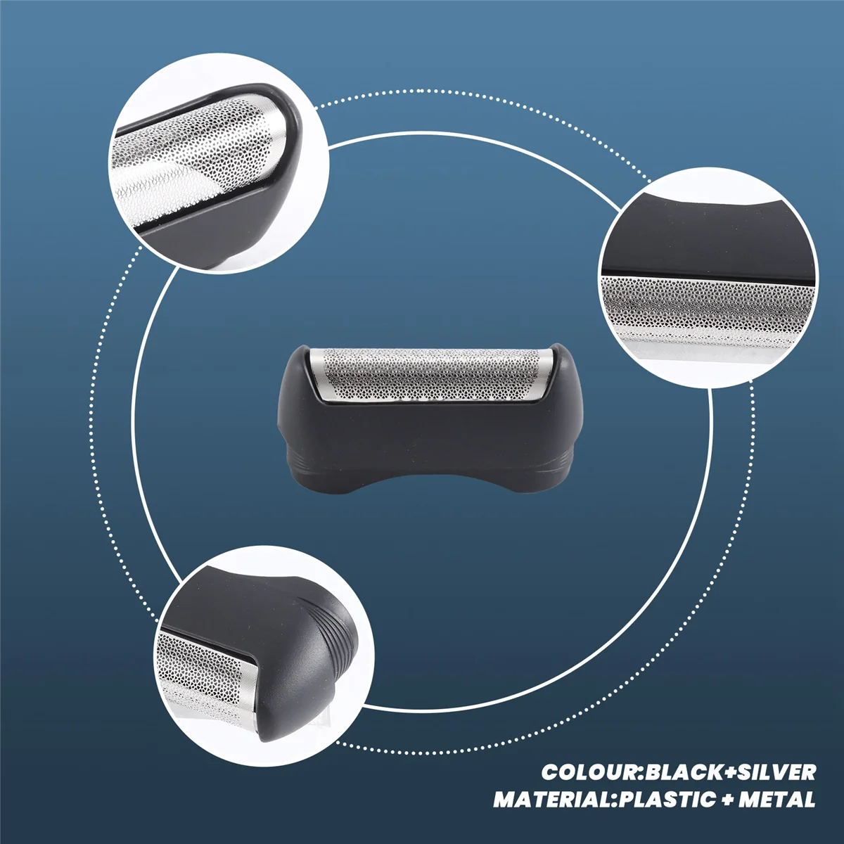 A02V-для электробритвы Braun Omentum 11B Series 1, 110, 120, 130, 140, 150 150S-1 130S-1 5684 5685, сетка для ножей + поддержка