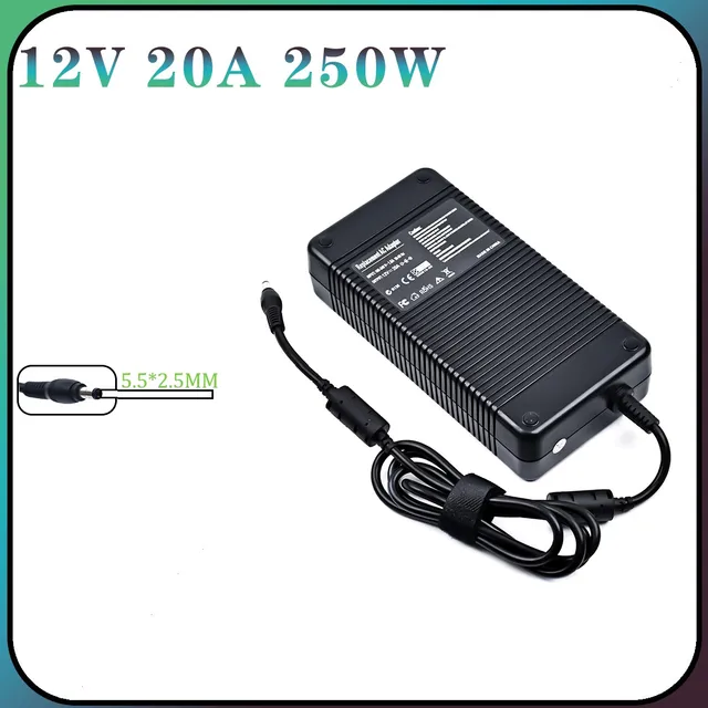 Ładowarka sieciowa 12V 20A 250W do 24-pinowego przełącznika Pico ATX Pcio PSU Car Auto Mini ITX PC Moduł zasilania ITX Z1