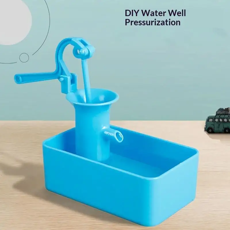DIY Hand Water Pump Model STEM Experiment Kit Physical Science Toy Improves Kids Exploration Ability for Home Learning Use