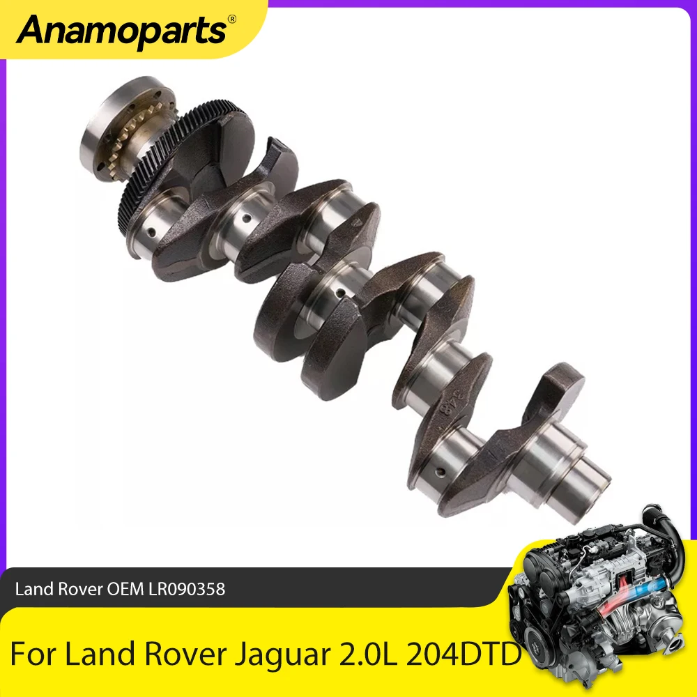 Engine Parts Crankshaft Fit 2.0 L Diesel 204DTD AJ20D4 For Land Rover Discovery Jaguar XE XF 2.0L