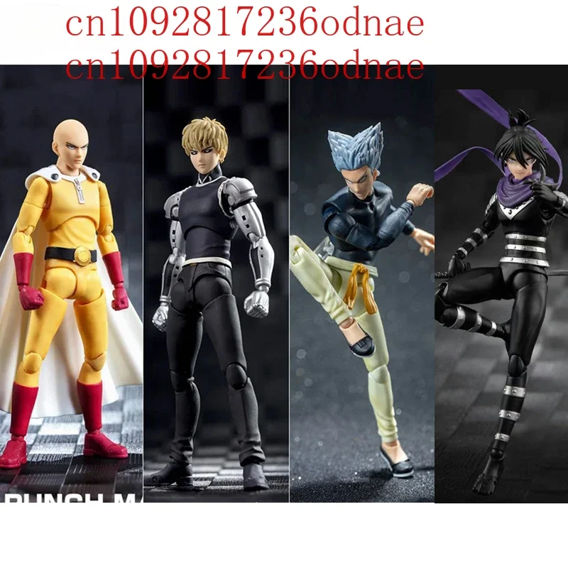 أنيمي لاند داسين/ألعاب رائعة/GT One Punch Man Saitama Genos Garou Sonic 1/12 14 سنتيمتر/5.5 بوصة SHF/S.H.F PVC عمل نموذج لجسم