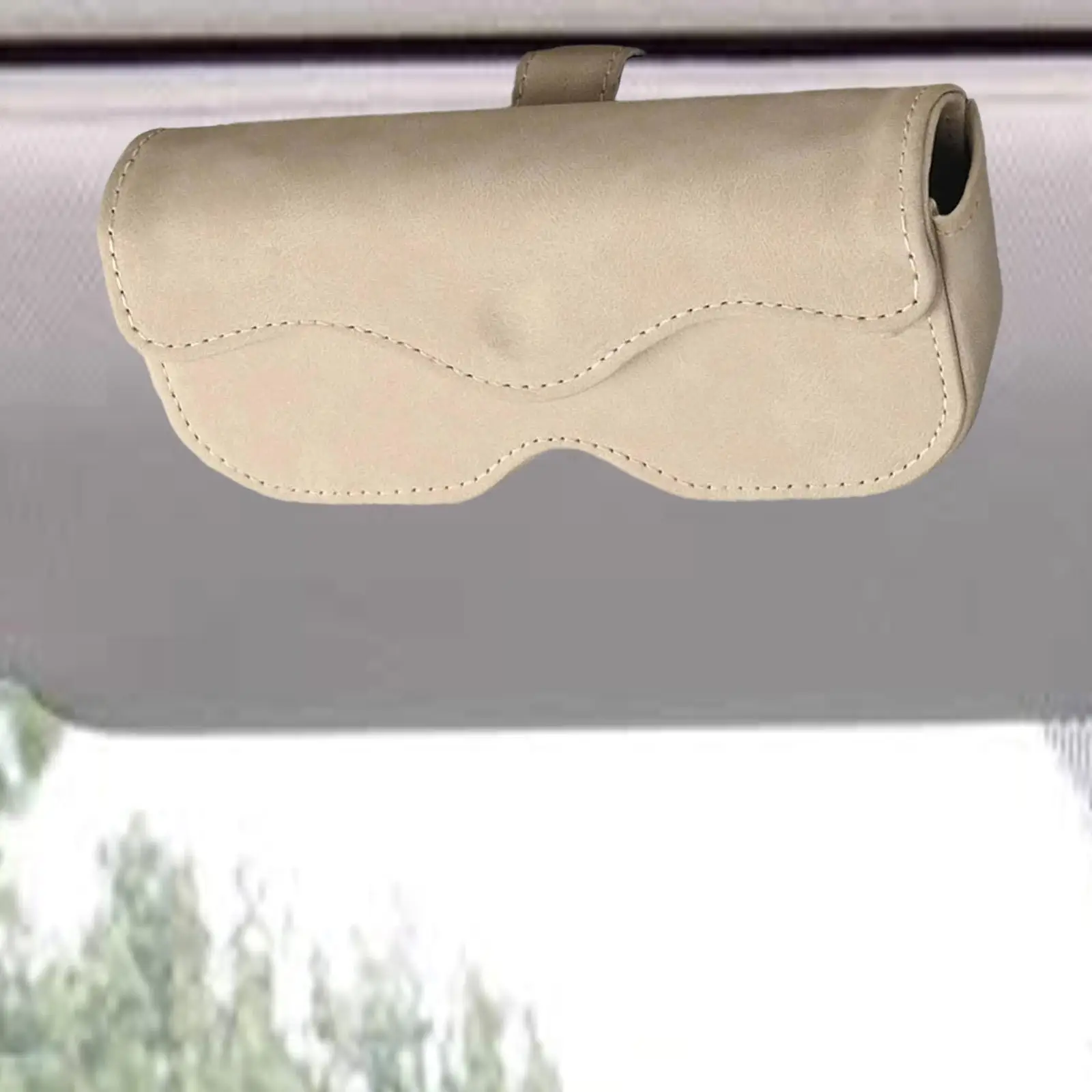 حامل نظارات شمسية للسيارة، حقيبة تخزين، حقيبة تخزين للنظارات، منظم #1