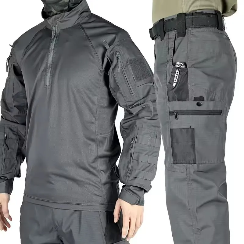 

High Quality New Spring And Autumn Frog Suit Pioneer Tactical Special Forces Outdoor Training Camouflage Instructor Combat Suit