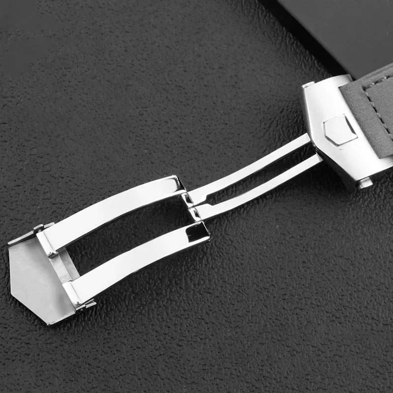 New Matte Cowhide Leather Watchband for TAG HEUER CARRERA Monaco Series Watch Strap Wristbelt Vintage Brown 20mm 22mm Bracelet