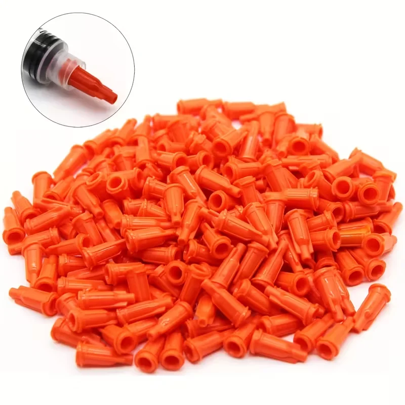 60/120 Industrial Orange Lock Head Injection Needle Dispenser Sealing Cap