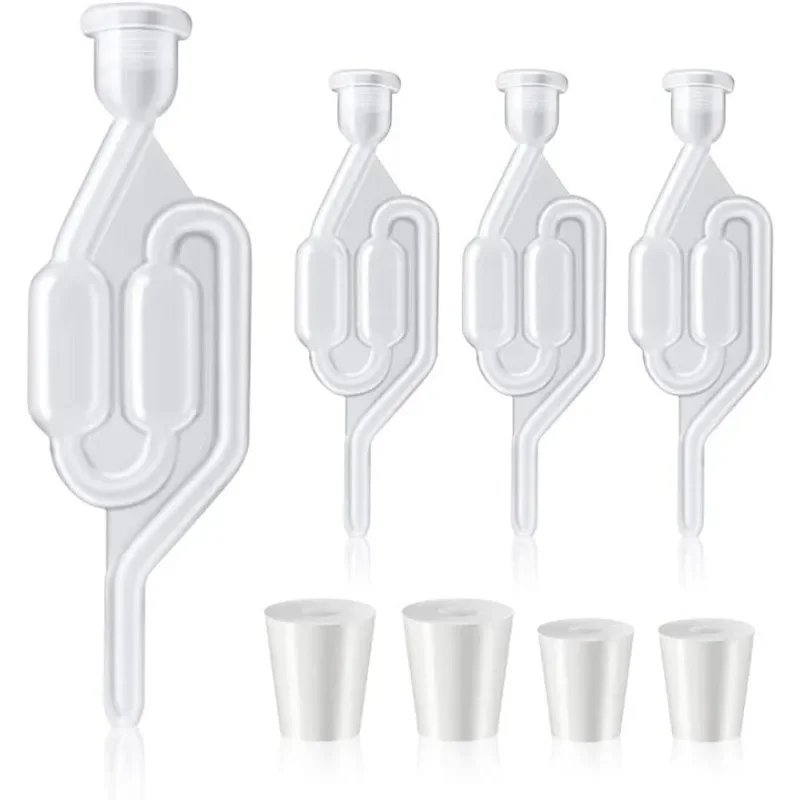 S-Shape twin Bubble Luftschleuse für die Weinher stellung Luftschleuse für Weingärung, Brauen, Bier, Wein, Sauerkraut fermentation