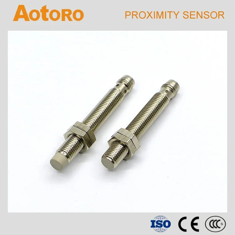 m8 TRC08-2DP connector PNP type proximity sensor bracelets senstronic inductive