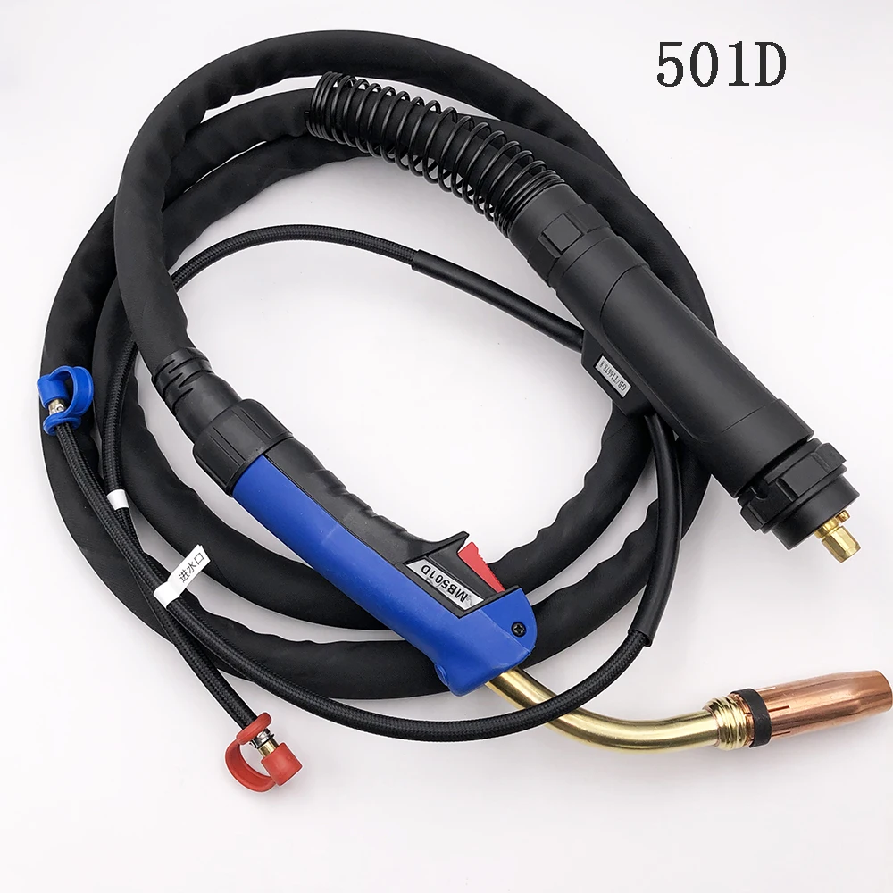 Binzel MB 501D MB501 Mig Torch Gun 5 Meter Cable Water Cooled with Euro Connector Connection 500A CO2 450A Mixed Gas JINSLU