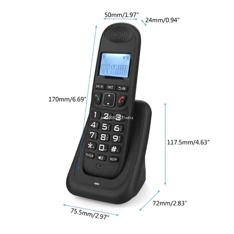 D1003 Landline Phone Wireless Desktop Telephone Caller for Office Home Hotel Dropship