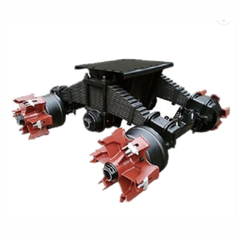 China Factory Wholesale Trailer Parts 24T 28T 32t Bogie Suspension Trailer Axle Suspension Independent Suspension