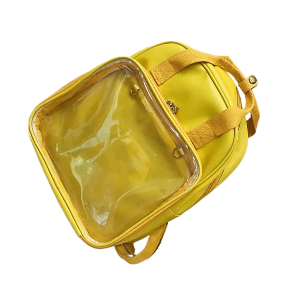 Candy Color Backpack Fashionable School Backpack for Girls Students Office Ladies Large Compartment Keys Phone Lipstick