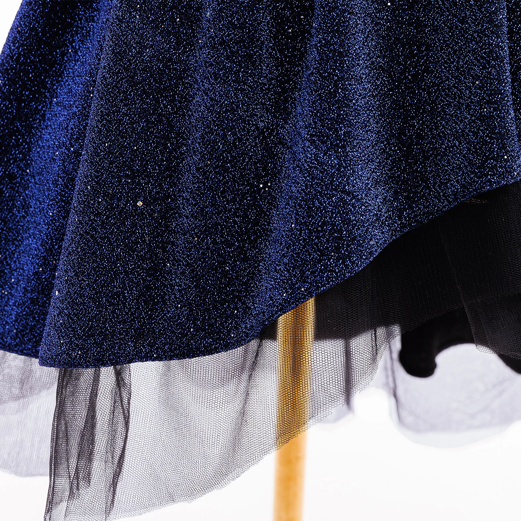 فستان الأميرة للفتيات من HETISO Galaxy Blue لأداء حفلة عيد الميلاد وحفلات التخرج للأطفال وعيد الميلاد من 2 إلى 10 سنوات