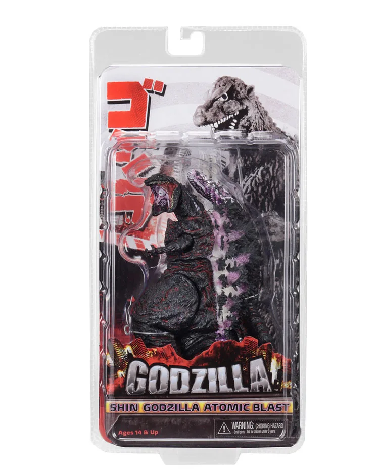 NECA 2016 Movie 2019 Shin Godzilla PVC Action Figure Movable Joints Dinosaur Monster Model Collectible Toys Kids Gift