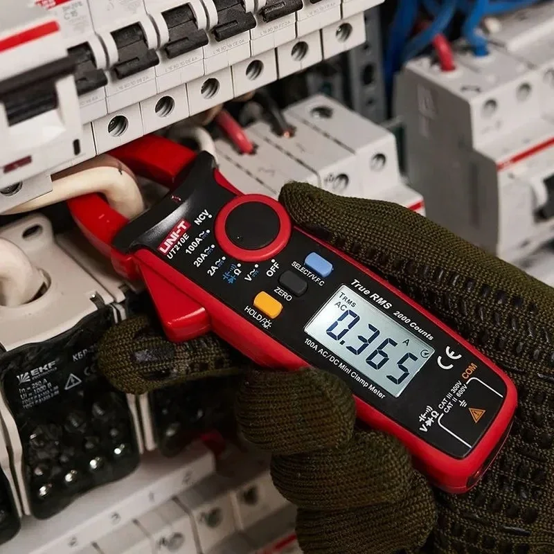 UNI-T UT210E Mini-Zangenmessgerät, Multimeter, digitale Elektrowerkzeuge, DC-AC-Zange, VFC-Kapazität, berührungsloses Multimeter, Zangenmessgerät.