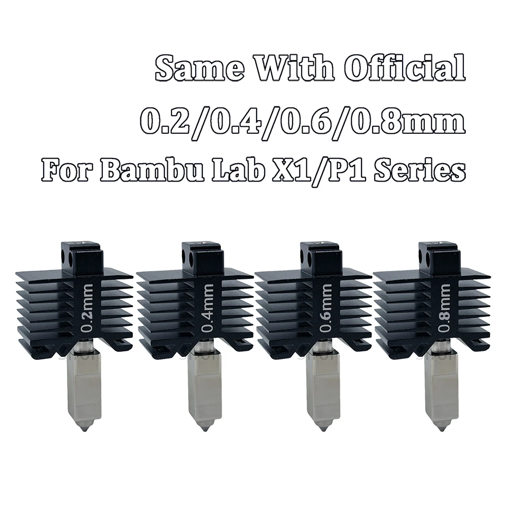 

NEW Hotend Kit For Bambu Lab X1 P1 Hot end Print Head With Thermistor Ceramic heater bambu lab X1C P1P P1S 3D Printer HOTEND