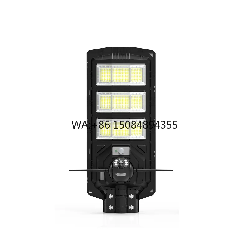 Outdoor Solar Light With Camera Solar Street Lights 300w Integrated Solar Street Lights with CCTV Camera