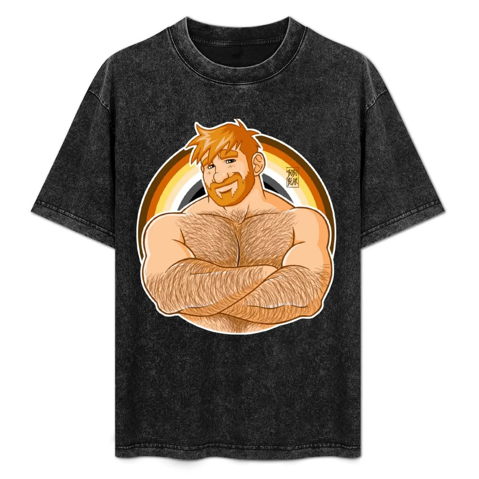 

ADAM LIKES CROSSING ARMS - BEAR PRIDE - GINGER EDITION T-Shirt Breathable Travel T-Shirt