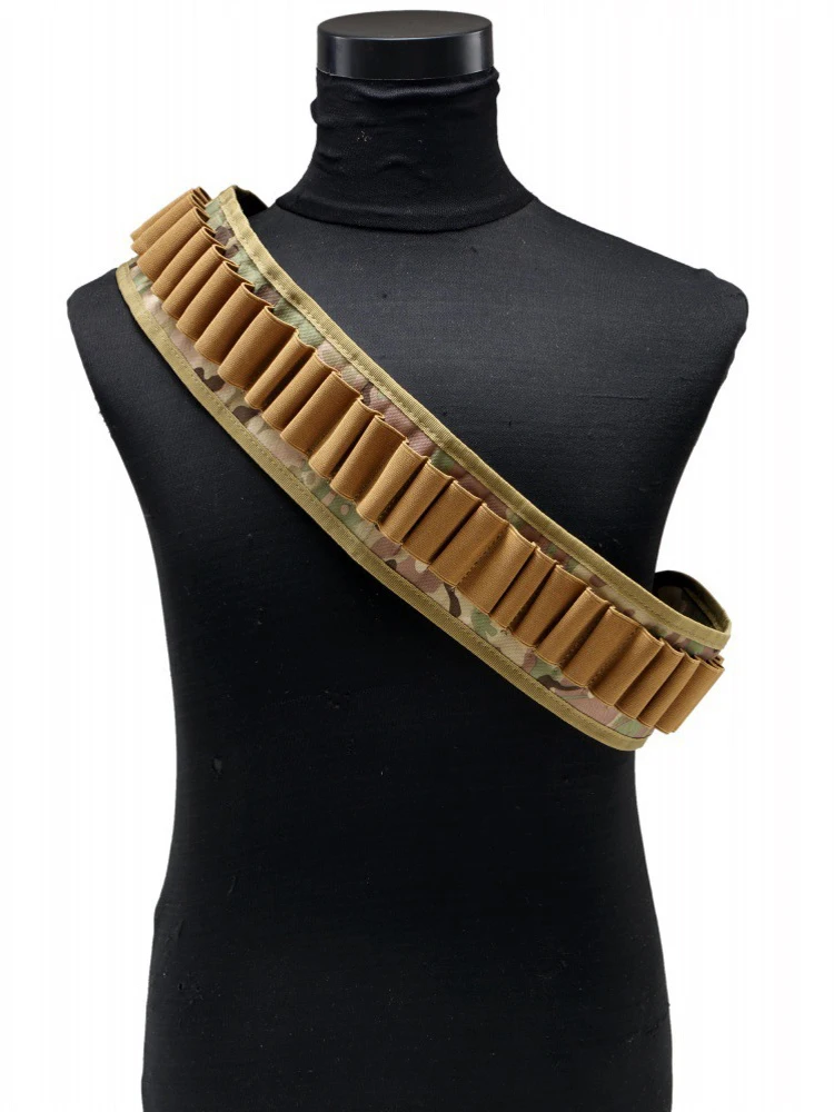 30 coquille ronde support ceinture formation accessoires de chasse Sports de plein air calibre 12 12GA munitions Bandolier cartouche ceintures de taille