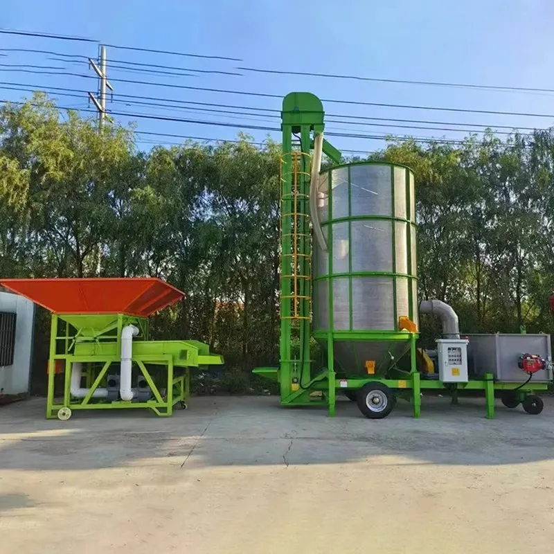 Customized Automatic Grain Drying Equipment Soybean Corn Cardamom Dehydration Air Dryer Movable Grain Dryer Machine
