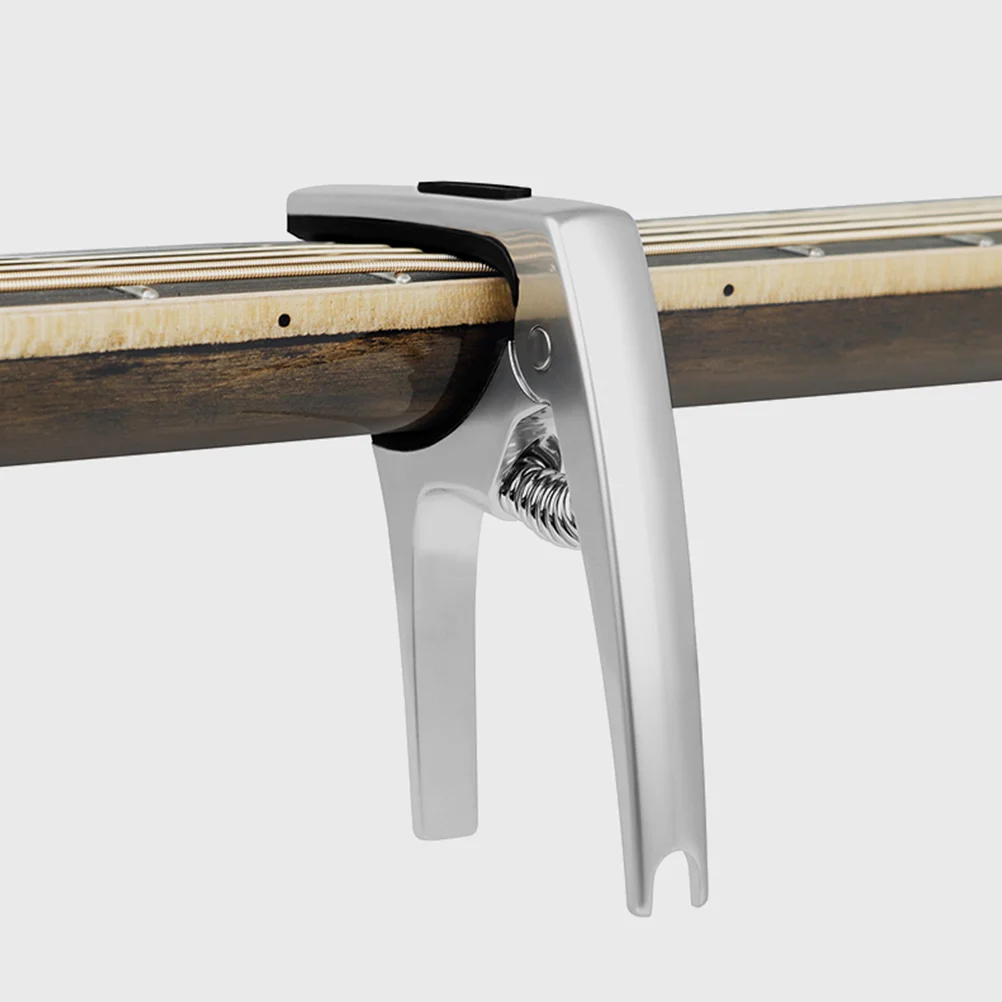 

3pcs Universal Sturdy Metal For Acoustic Electric Tuning Clip Lightweight Portable Capo Includes Guitar Picks Capo For Ukulele