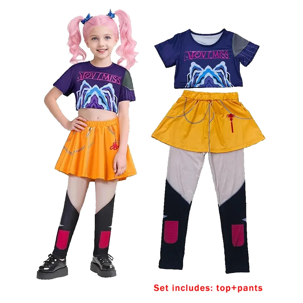 Halloween KPOP Performance Costume Kids Carnival Costume Party Outfits Birthday Party Cloth Kids Carnival Kids Cosplay Costume