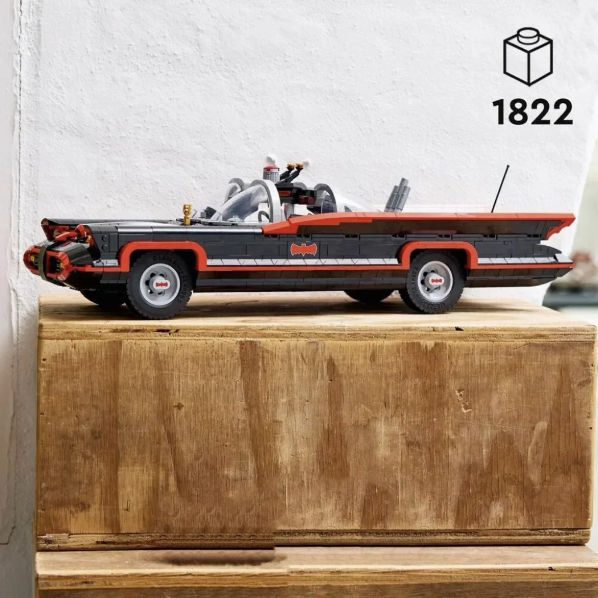 2024 NEW The Classic TV Series Bat Car 76328 Building Blocks Mobile Car Model Bricks Toys For Children Boys Christmas Gifts