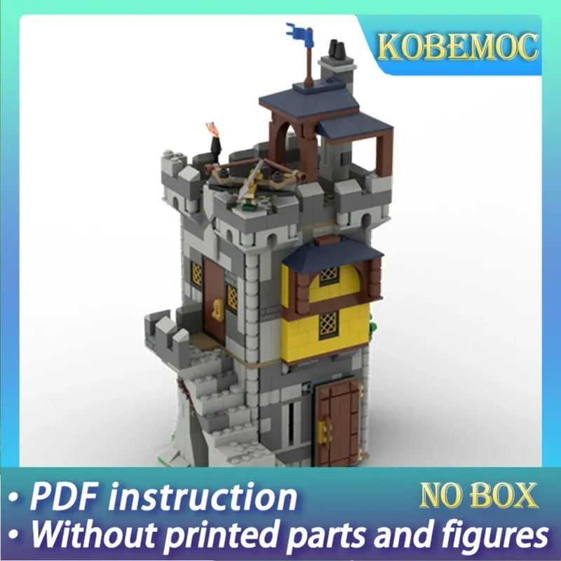 

Технические Moc Bricks, модель крепости, альтернативная часовая башня, модульные строительные блоки, подарки, игрушки для детей, наборы «сделай сам», сборка