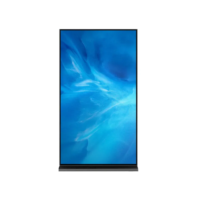 

75/85/98/110 inch vertical full screen advertising machine floor advertising screen