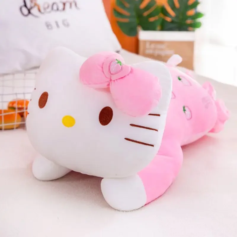 New Kawaii Hello Kitty Plush Toy Stuffed Animal Pillow KT cat Doll Children Plushies Home Decoration Girls Birthday Gift Kid