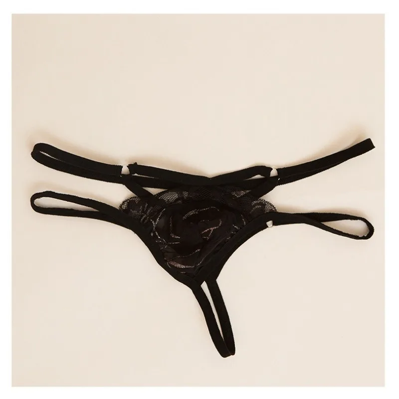 ليوبارد سيسي الحقيبة سراويل الملابس الداخلية الرجال الدانتيل جرلي انظر من خلال T-الظهر ثونغ مثير g-سلسلة منخفضة الخصر كروسدرينج الملابس الداخلية #5