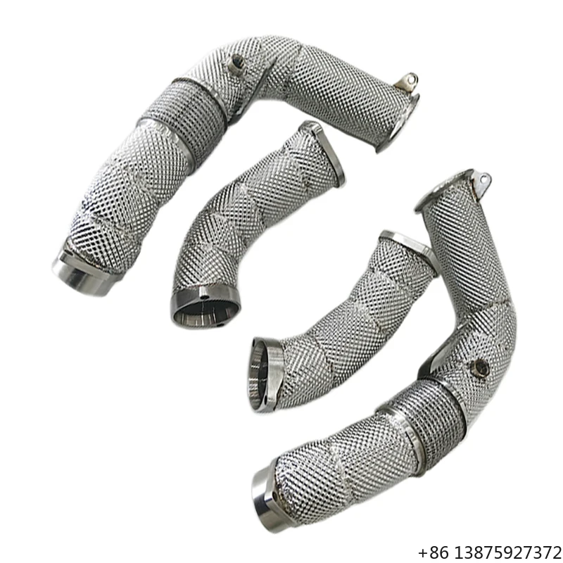 

High Quality Stainless Steel 304 Downpipe for M5 M6 G90 G99 F90 Lci 4.4t 2024-2025 Exhaust Catback Muffler Exhaust Pip