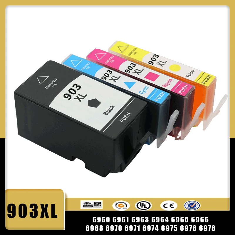 Vilaxh 903 903XL Compatible Ink Cartridge For HP Officejet Pro 6950 6960 6961 6963 6964 All-in-one Printer 903XL 903XL