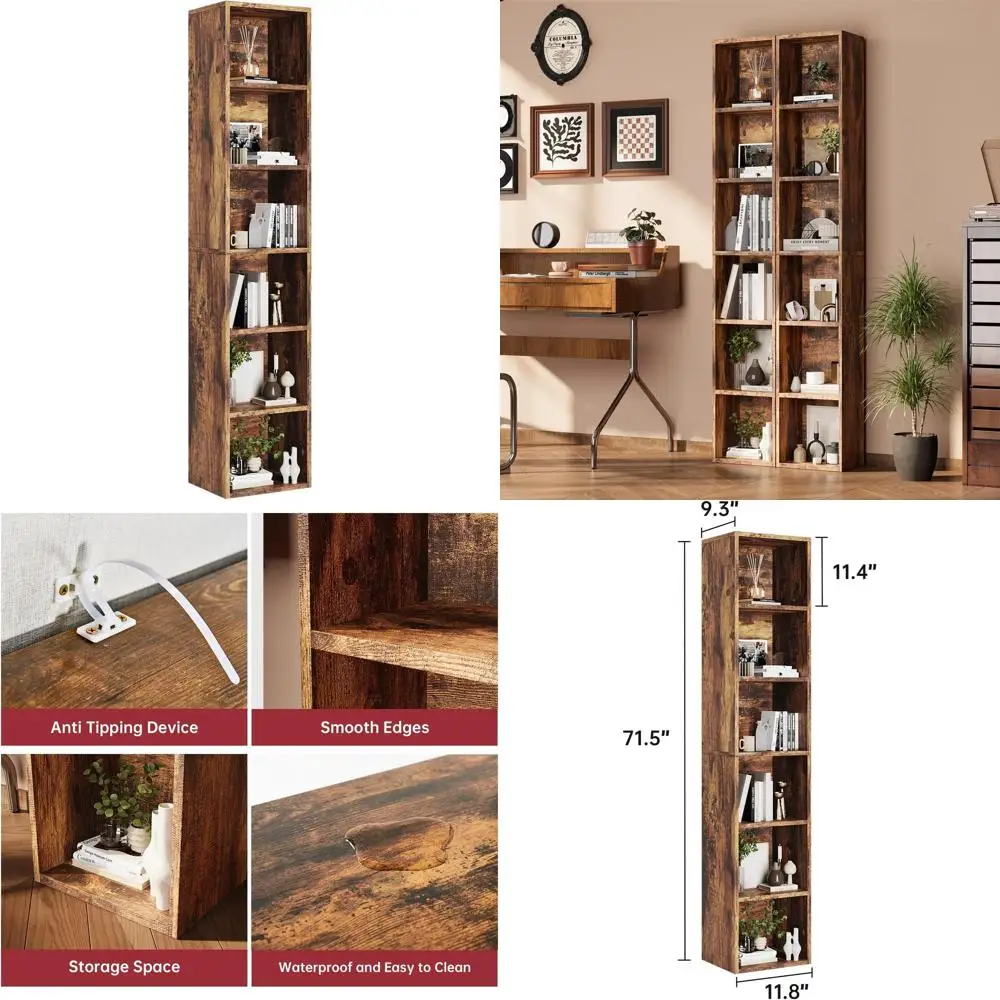 6-Tier Tall Narrow …