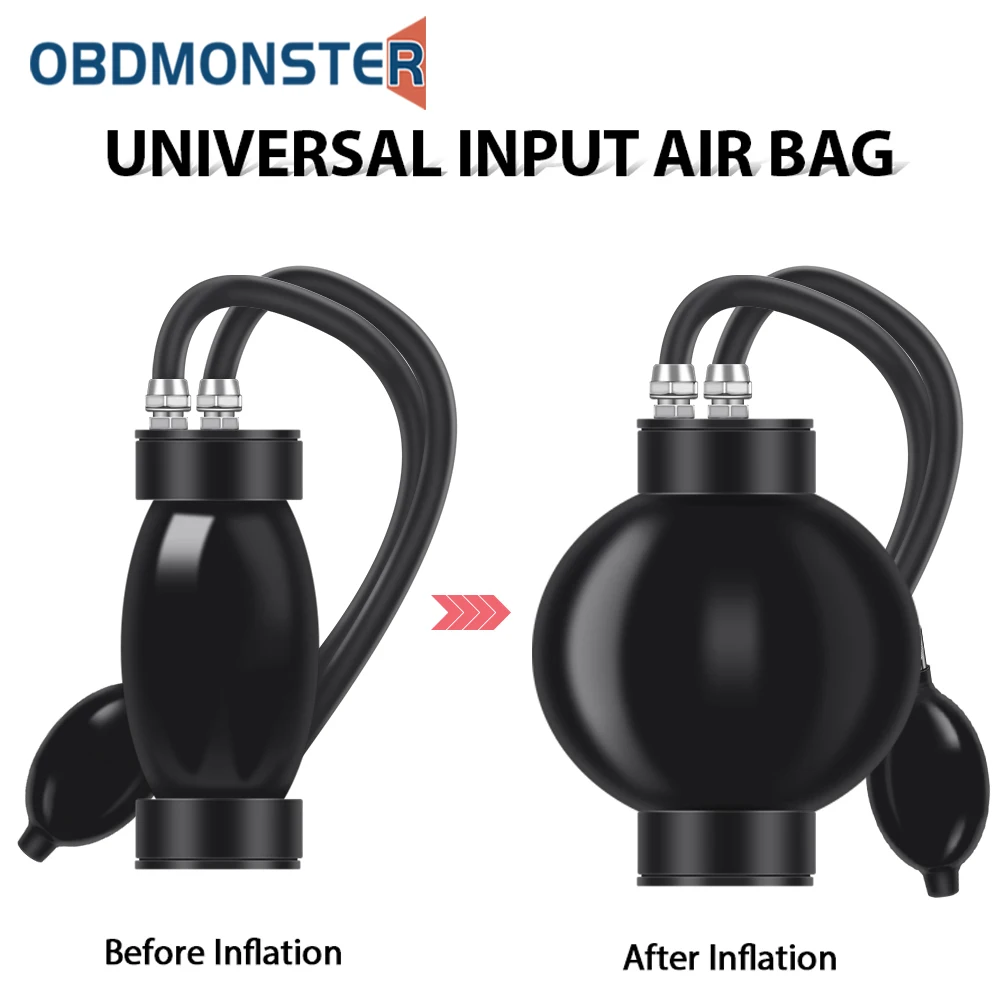 OBD Intake Adapter Quick Seal Intake Exhaust Adapter For Car Machine Smoke Leak Detector Holster Intake Bladder Car Universal