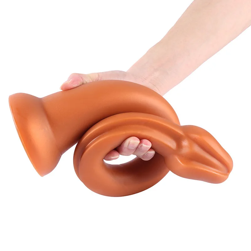 55cm Extra Long Silicone Anal Plug Tentacle Eel Anal Masturbation Device Female Soft Dildo Deep Prostate Massager Adult Supplies