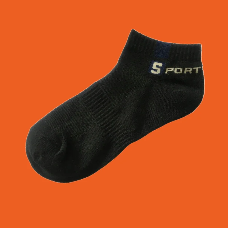 Calcetines deportivos de algodón 5/10 peinado para hombre, medias transpirables de malla absorbente para el sudor, antideslizantes, a la moda, 2024 pares