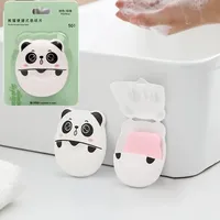 1box Disposable Soap Paper Travel Soap Paper Washing Hand Bath Clean Scented Slice Sheets Mini Paper Soap Bathroom Supplies
