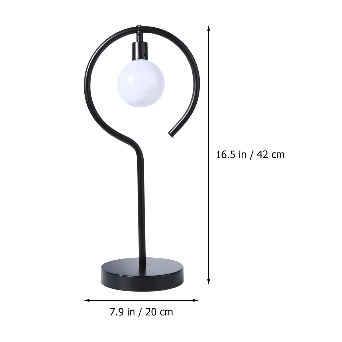 

Led Colorful Table Lamp Powered Vintage Iron Bulb Lamp Retro Wrought Iron Desktop Light For Bedroom Living Room